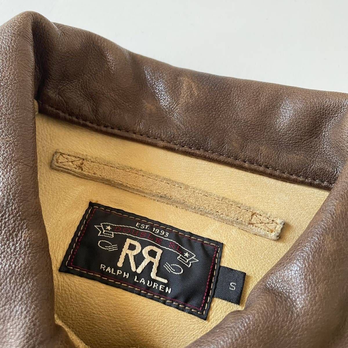 名作/ジョニーデップ着】RRL “Skinner Jacket” S レザー スウェード