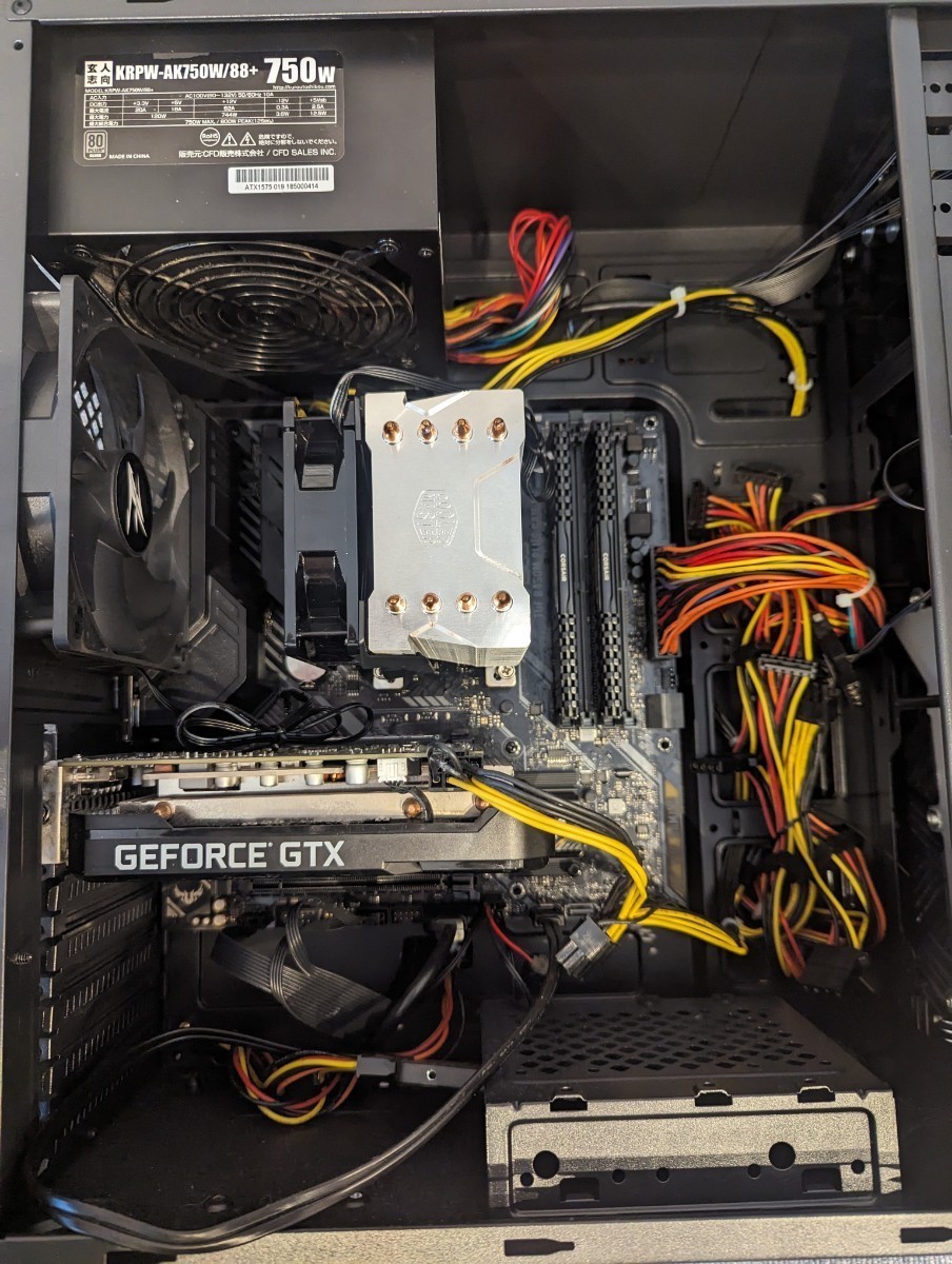 ゲーミングPC Ryzen 7 2700x GTX 1660TI Ryzen7 2700X GTX メモリ