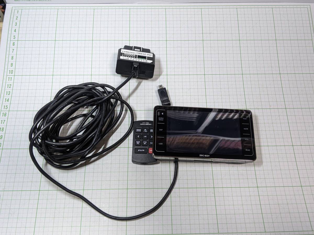 コムテック★レーダー探知機★OBD2ーR2★中古品