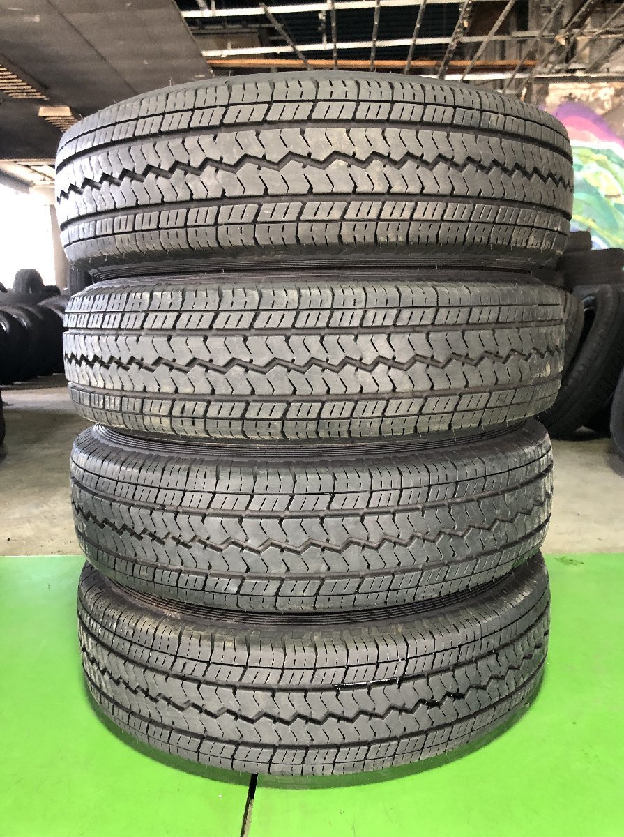2022年製 165R13 8PR.LT TOYO V-02 9分山 中古夏タイヤ鉄