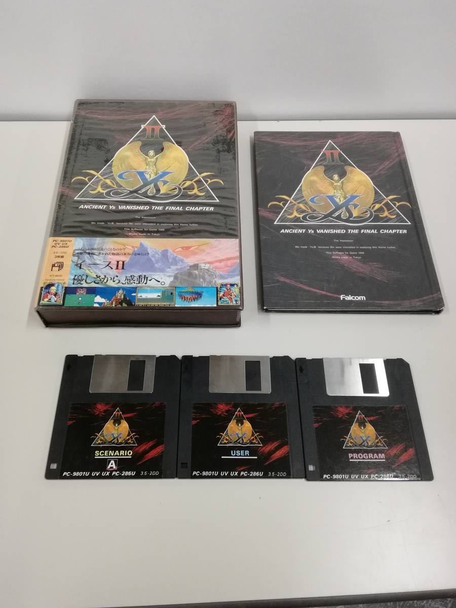 □PC9801 パソコンソフト イースⅡ The Final Chapter レトロゲーム  