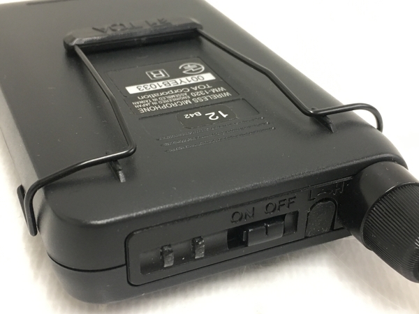 新品未開封 TOA WM-1320 ワイヤレスピンマイク 4つセット TOA（ティー