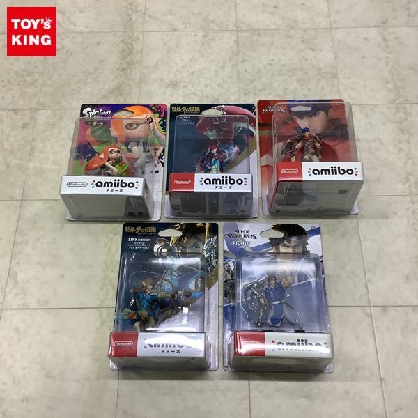 1円〜 Nintendo amiibo アミーボ スプラトゥーン ガール、ゼルダの伝説 ブレス オブ ザ ワイルド ミファー 等