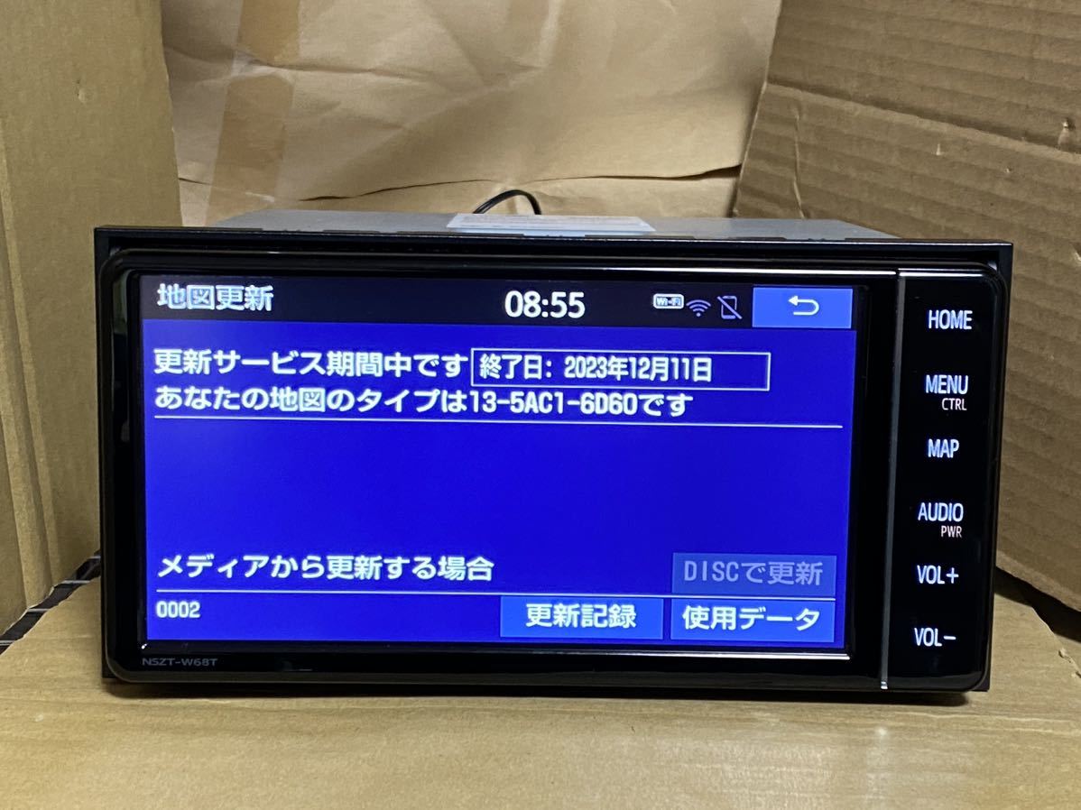 23年12月2日地図更新済 NSZT-W68T 7インチ用　地図sd ナビにて動作確認済　08675-0AS43 送料無料