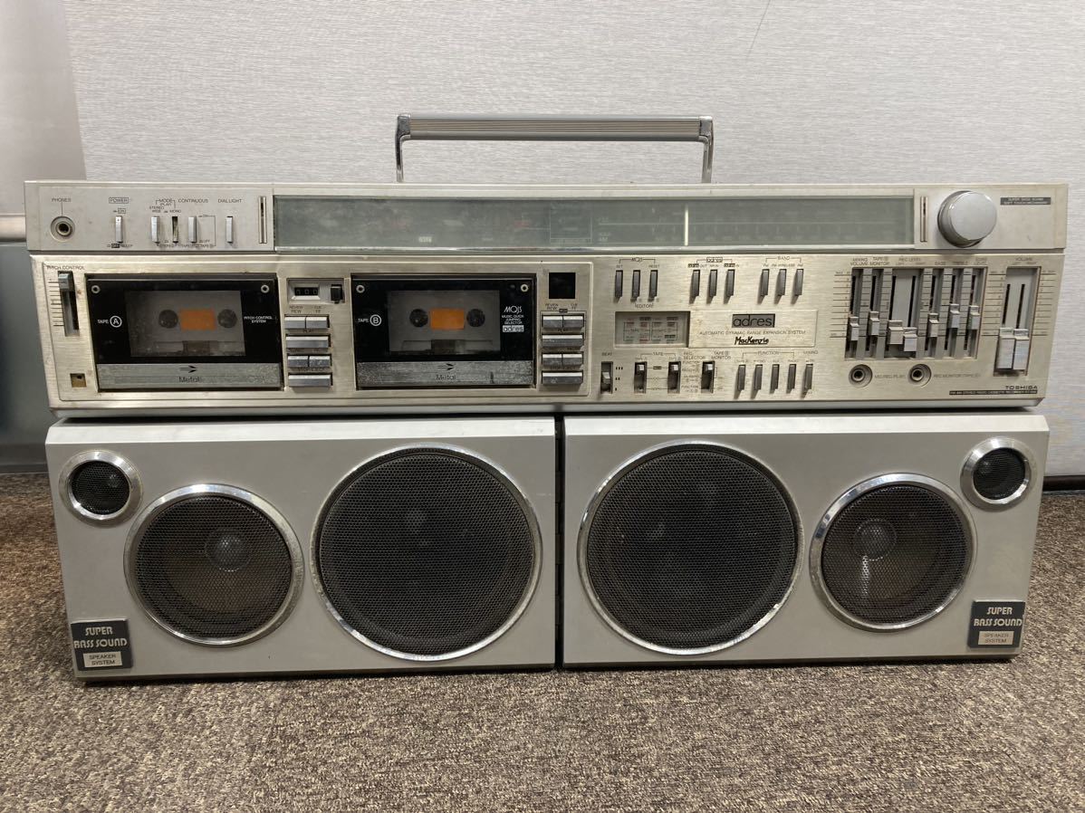 品 東芝TOSHIBA大型ラジカセ RT-S98 MacKenzie レトロ ラジカセ マッ 