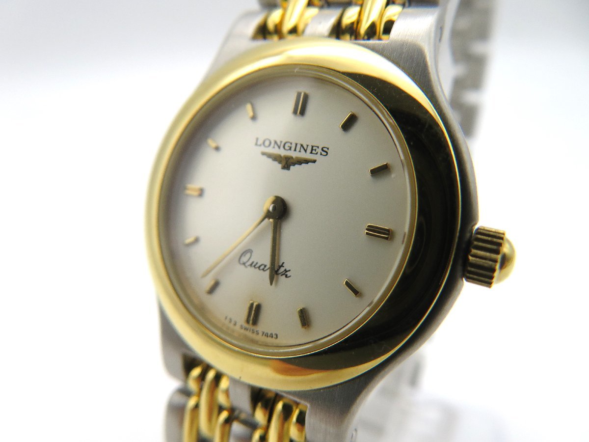 LONGINES レディース 腕時計 ゴールドカラー（手巻き時計、稼動品） 稼動品 ロンジン 手巻き ゴールド ラウンド レディース 腕時計