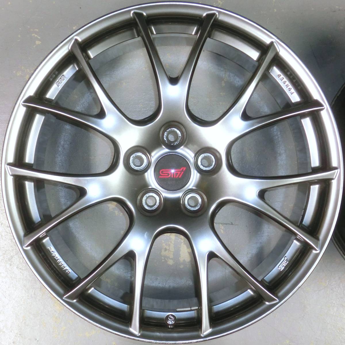 スバル純正 BBS 19inch 8.5J Inset+53 PCD114.3 5H RG523 RE-V RI-A RF