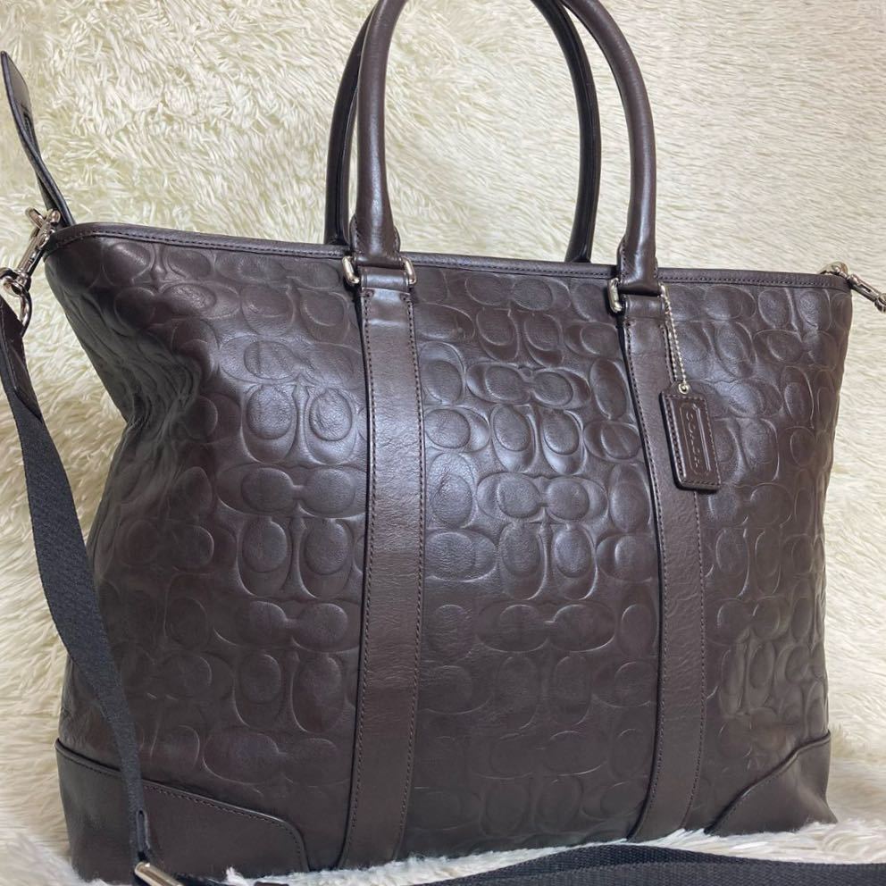 極美品】COACH コーチ 2way トートバッグ ショルダーバッグ 