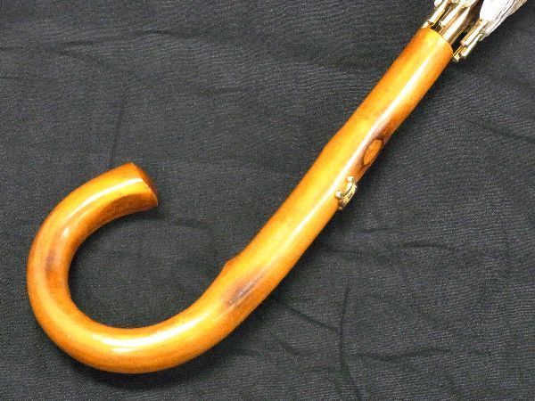 1円 □美品□ CELINE セリーヌ マカダム柄 長傘 高級傘 アンブレラ