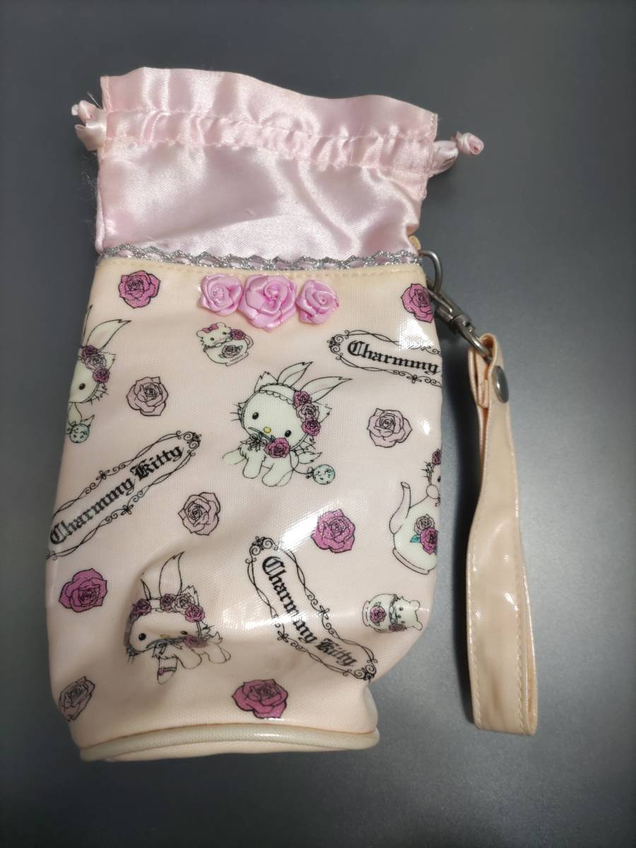 ハローキティウサミミペットボトルカバーチャーミーキティサンリオレトロ