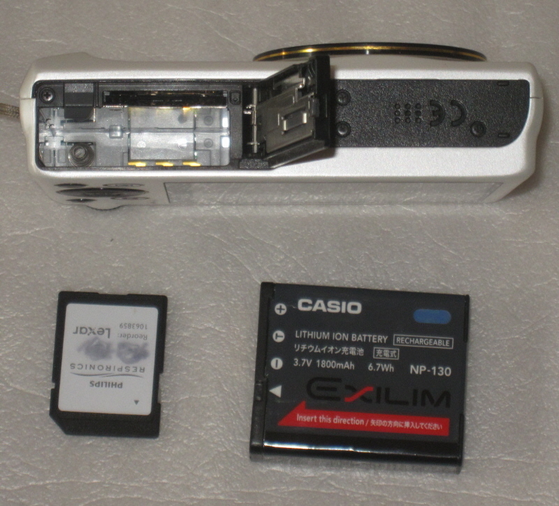 CASIO EXILIM EX-ZR300 本体 バッテリー 充電器 SDカード CASIO EX