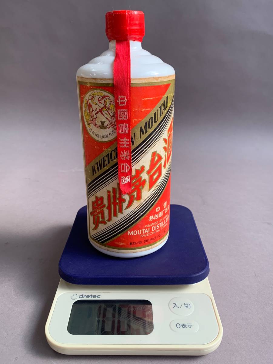MS444 未開栓 総重量:1004g 貴州茅台酒 KWEICHOW MOUTAI 53% 0.54L 年