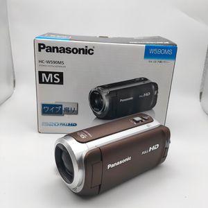 未使用開封済み】PanasonicビデオカメラHC-W590MS ブラウン hc
