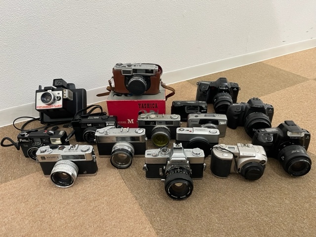 フィルムカメラ デジカメ 顕微鏡カメラ 15点 おまとめ 細部動作確認していない為、ジャンク品扱い