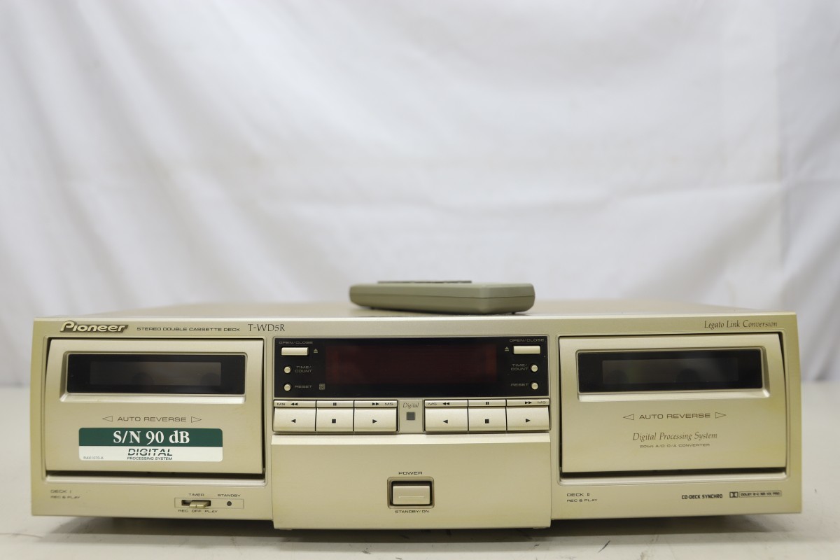 安い オンライン 買取 PIONEER パイオニア T-WD5R カセットデッキ 1996