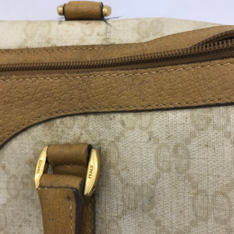 GUCCI グッチ オールドグッチ ボストンバッグ ベージュ 40.02.007