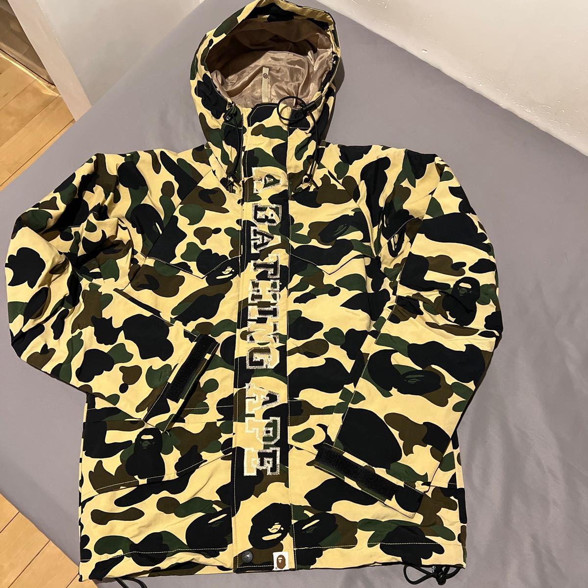APE スノボジャケット アベイシングエイプ 初期、イエローカモ 【公式 
