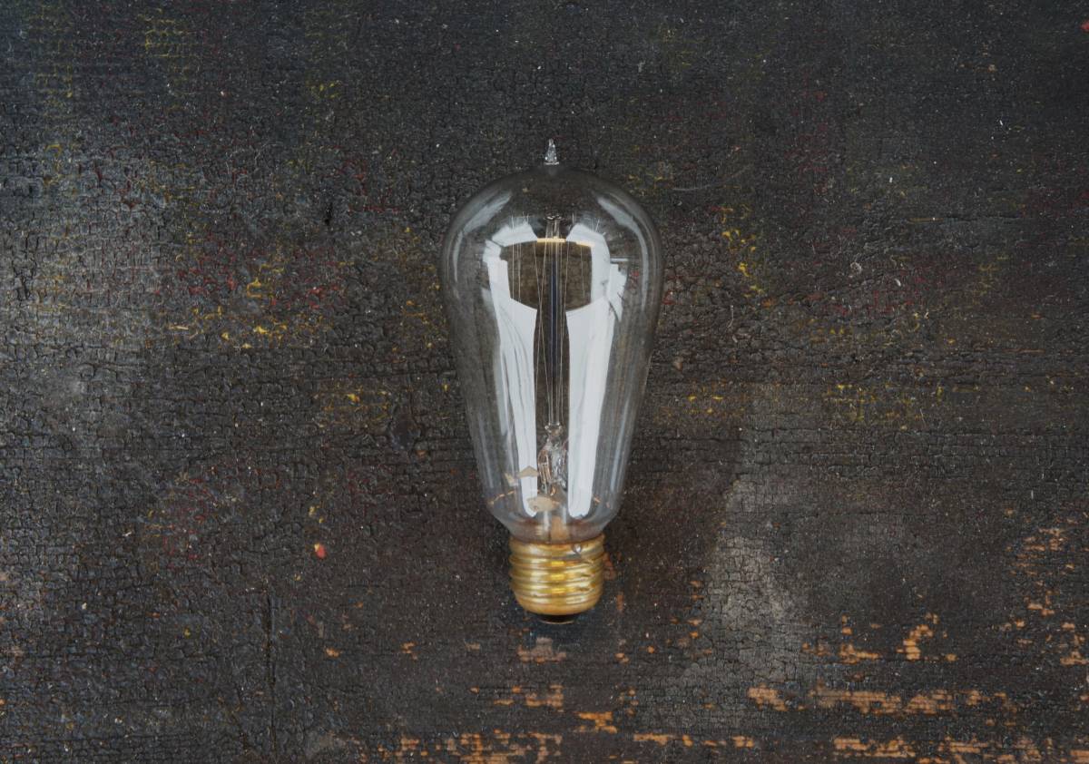 アンティーク 電球 エジソン球 GE オリジナル 当時物 アメリカ インダストリアル ランプ ライト USA 大正ロマン 真空管 ラジオ 10s 20s 30s