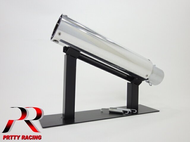 PRETTYRACING製 50.8π アルミサイレンサー 【タイプ2】 ステッカー付 