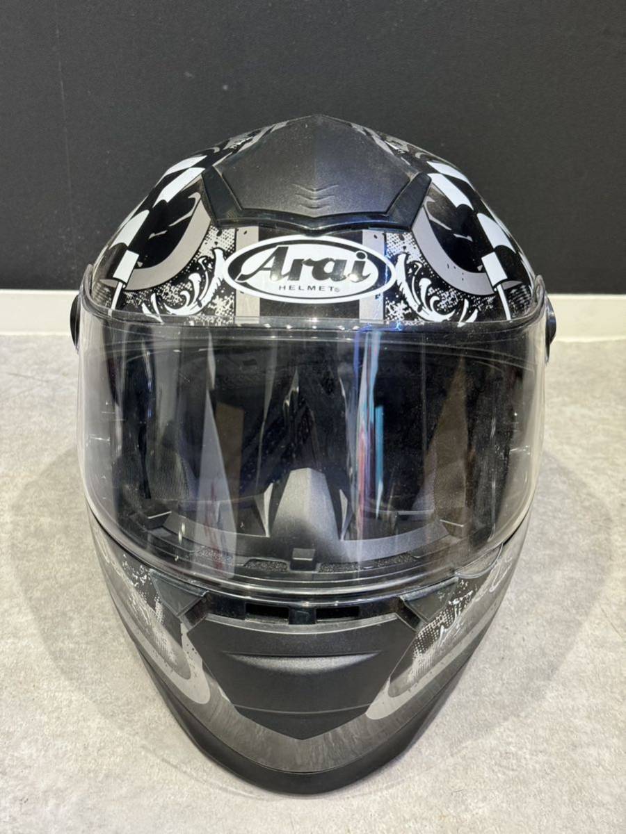 Arai アライ フルフェイスヘルメット スカル 美中古 Lサイズ