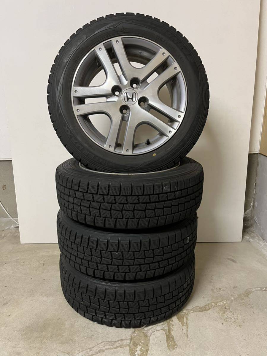 得価，本物保証 ホンダ フィット シャトルRS GD系 純正 アルミホイール 15&times;6J +53 15インチ ダンロップスタッドレス4本セット(スタッドレスタイヤ)｜売買されたオークション情報、yahooの商品情報をアーカイ 4穴