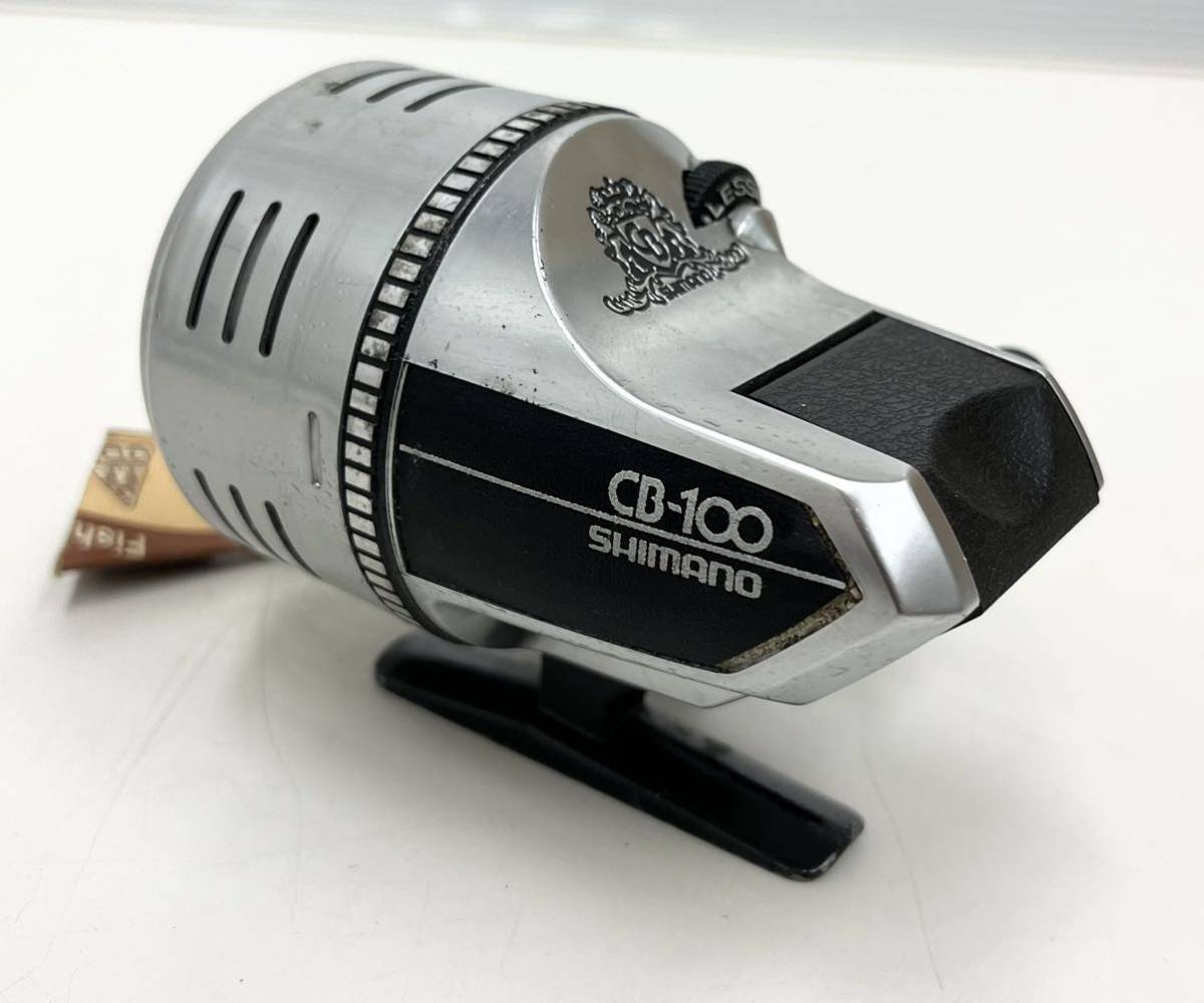 AR◆ SHIMANO シマノ スピンキャストリール CB-100 オールドリール リール 釣具 現状品