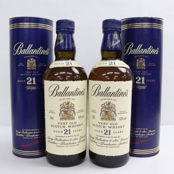 古酒 バランタイン 21年 700ml 2014年産 古酒◇バランタイン 21年 【2本