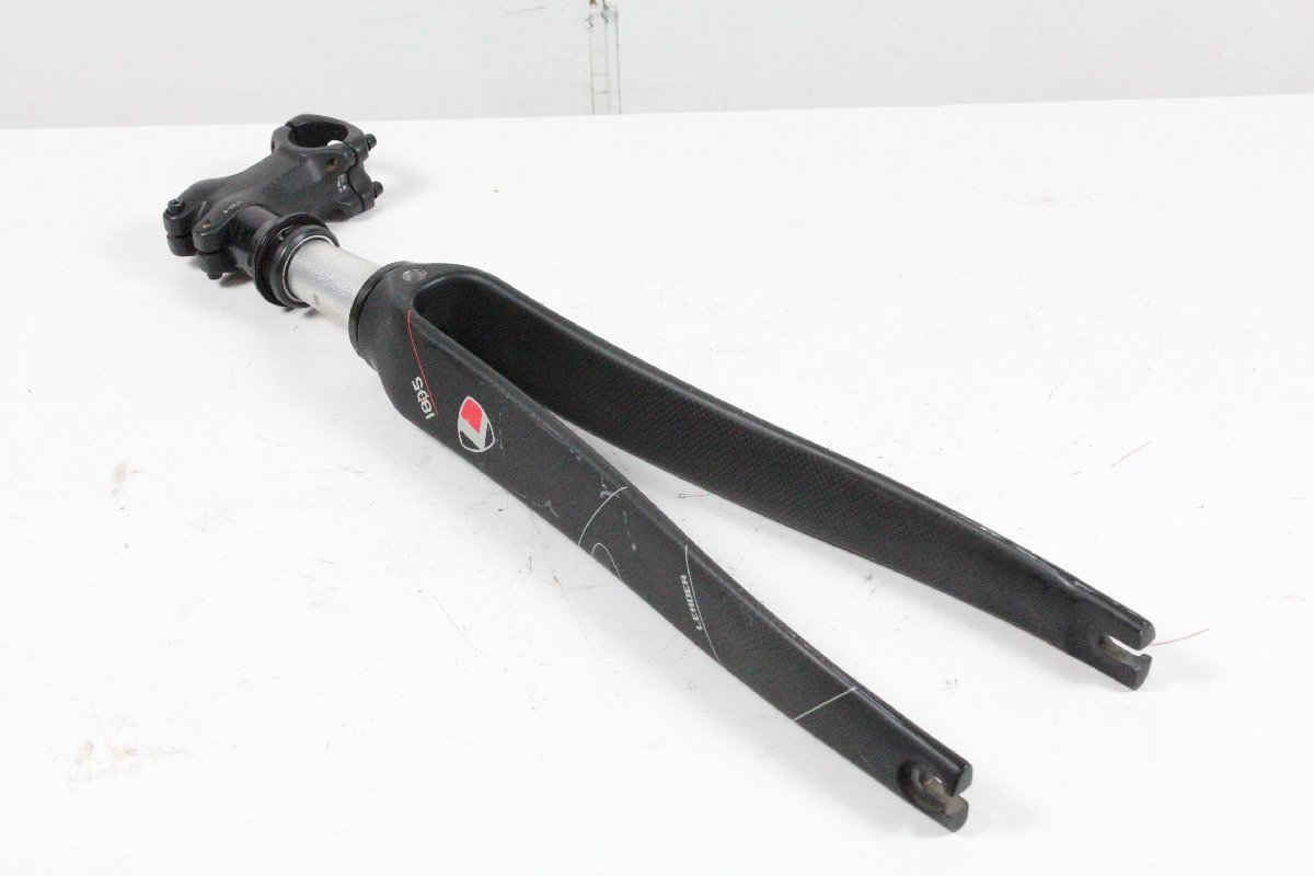 LEADER BIKE 1805 カーボン フォーク ピスト 全長:約550mm テーパード 