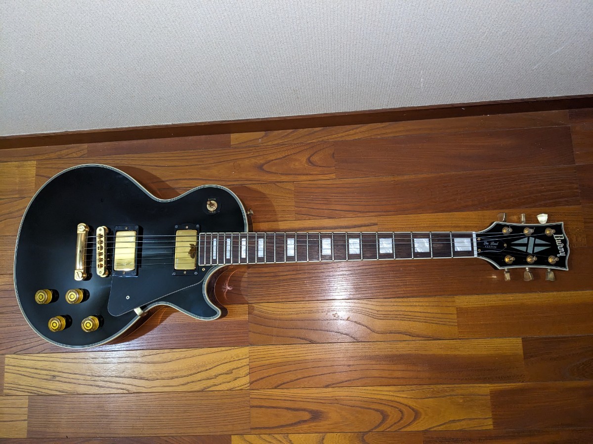 Burny バーニー レスポール ブラック 黒 エレキギター 弦楽器 H811191601