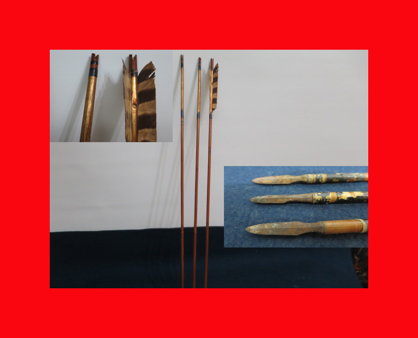 【古都京都】「時代の征矢G-191」武具・刀・刀掛け・鎧・弓矢・火消・弓道・弓道具 弓道 革製 手袋〝武〟