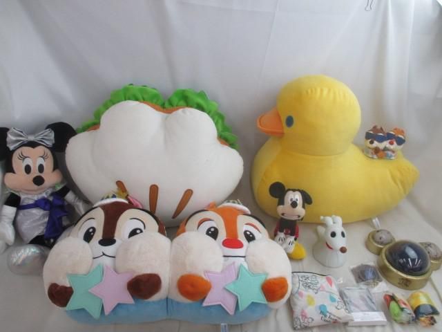 【まとめ売り 中古品】 ディズニー チップ＆デール ミッキー ミニー 等 100周年 ぬいぐるみ ディズニーシー 18周年