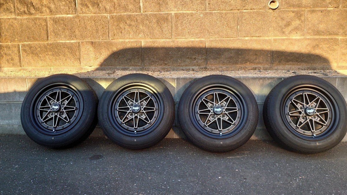 WORK　EQUIP 03　14インチ　6.5j +39 PCD1004穴　オマケ　タイヤNEXTRY155/65 r14付き