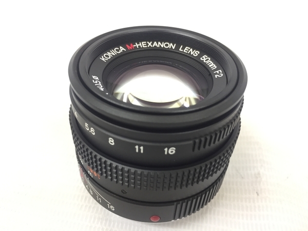 KONICA コニカ M-HEXANON LENS 50mm F2 カメラ レンズ 中古 G8341602