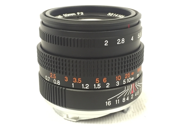 KONICA コニカ M-HEXANON LENS 50mm F2 カメラ レンズ 中古 G8341602