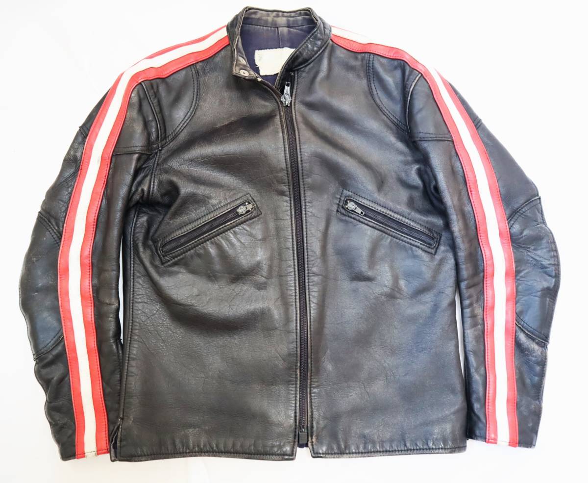 Reg Racing Cross Clothing レザージャケット LUDA同型検 ウルフレザー 