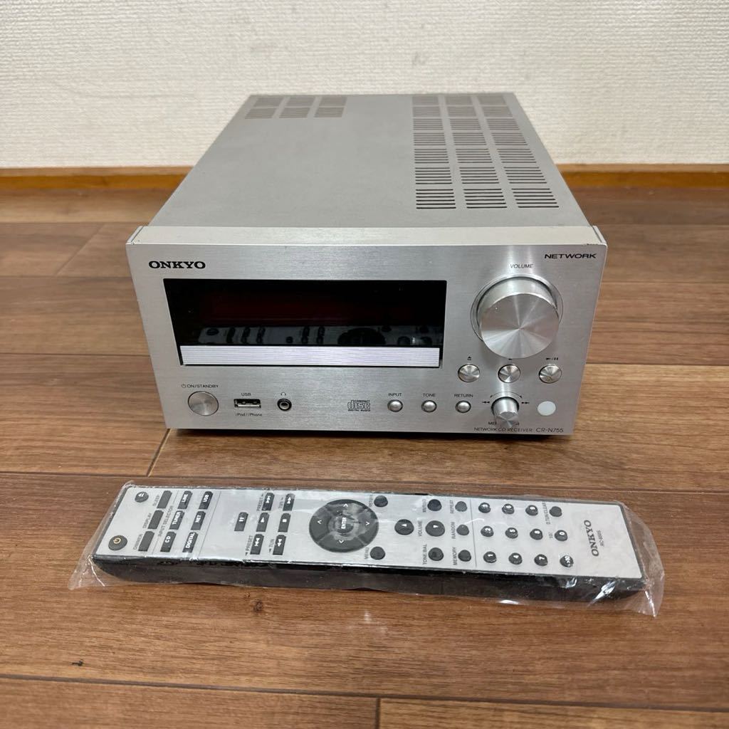 ONKYO オンキョー CR-N755 ネットワークCDレシーバー リモコン付き