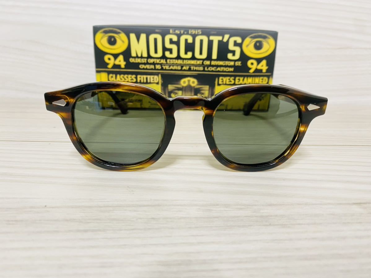 MOSCOT モスコット★レムトッシュ★LEMTOSH★人気 定番 サングラス ボストン ウェリントン 未使用 美品