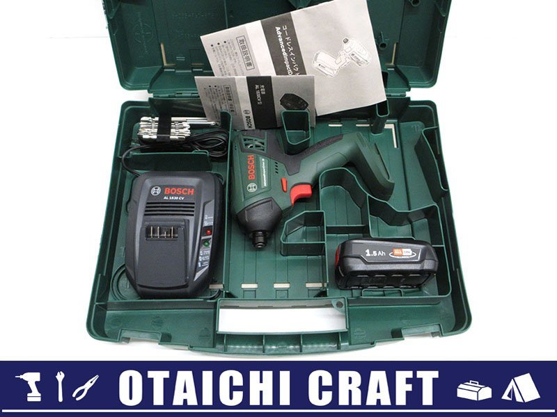 【中古】BOSCH(ボッシュ) 18V コードレスインパクトドライバー IPD118【/D20179900030127D/】