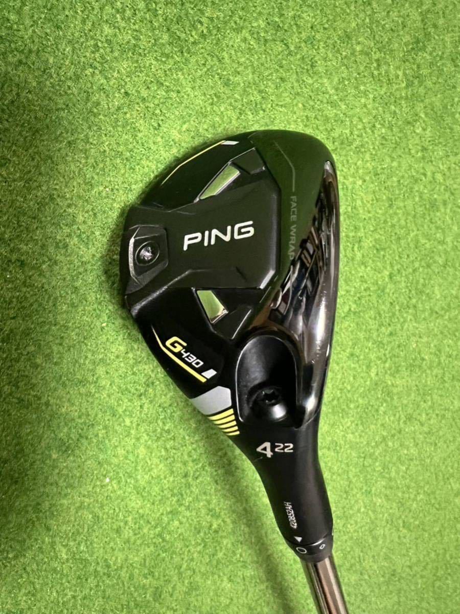 ピンPING G430ハイブリッド #4 22° PINGTOUR 2.0 CHROME 85 flex S