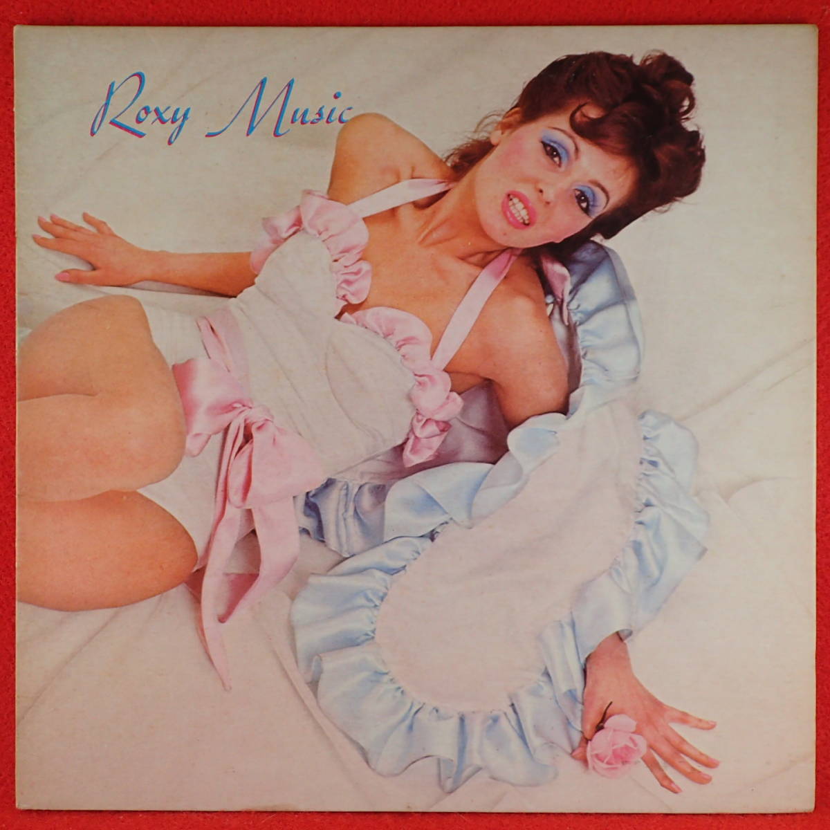 1円開始★神洗浄【ギガレア★奇跡の美盤★UKオリジナル★ISLAND★ピンクリム】★ROXY MUSIC / same★SEXY美女ジャケNo1★BRYAN FERRY,ENO