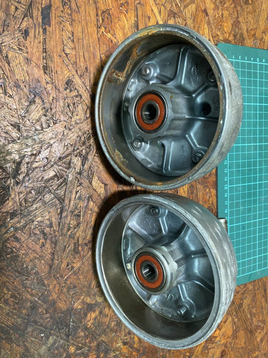 Z50Z Z50A Z50M ブレーキハブ前後セット純正 Z50A モンキー z50m Ｚ５０Ｊ ホンダ リジット