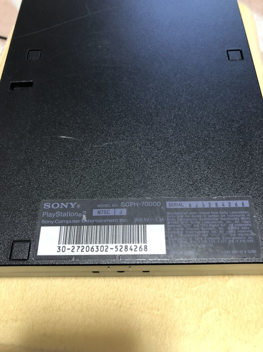 動作品 薄型PlayStation プレイステーション2 ps2 SCPH-70000 SONY