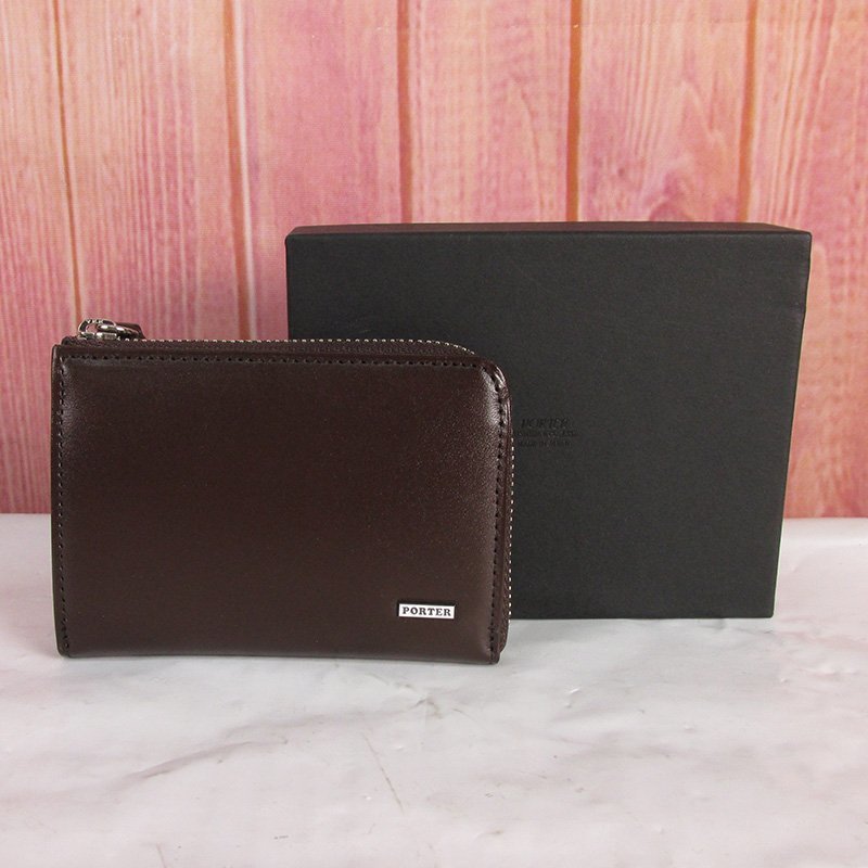YO16177 PORTER ポーター SHEEN シーン コインケース 110-02929 ブラウン 未使用
