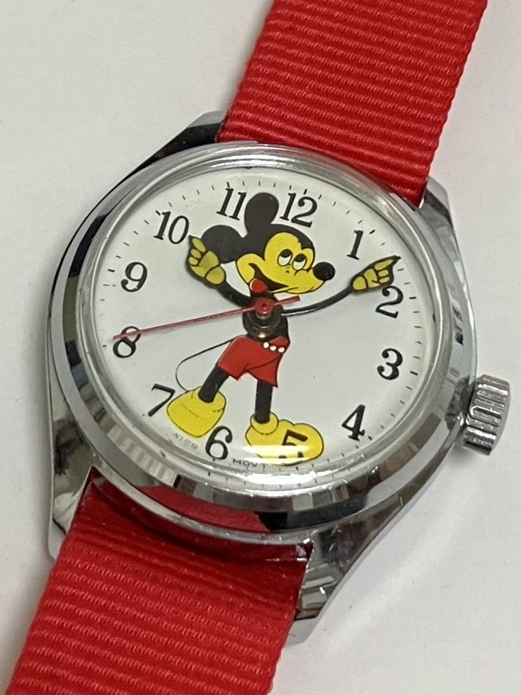 ミッキーマウス 手巻き Etsy 日本 - watch mouse 腕時計 mickey 手巻き 