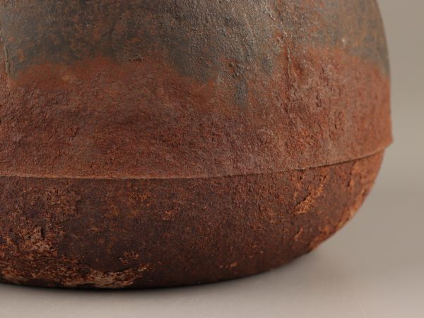 煎茶道具 龍文堂造 銅製蓋 時代鉄瓶 時代物 極上品 初だし品 C3364