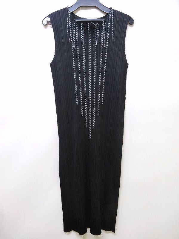 PLEATS PLEASE プリーツプリーズ ロープデザインワンピース 3 PP91-JH735 ISSEY MIYAKE イッセイミヤケ
