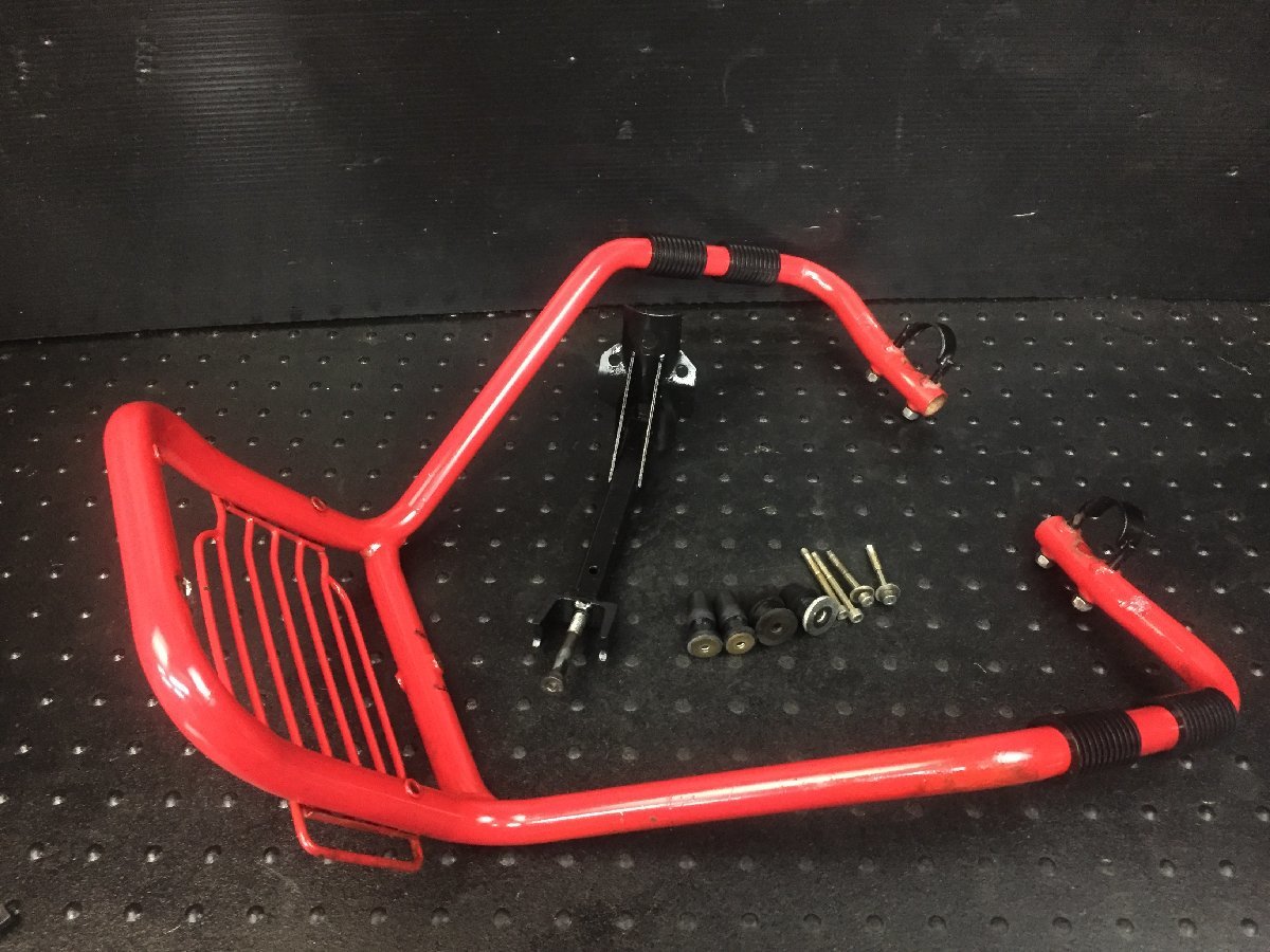 BMW R100GS PD ヘッドライトガード プロテクター ステー（検索 102VD 1988年 R100R R80GS G/S Paris-Dakar 前期型 パリダカ 実動車両より♪