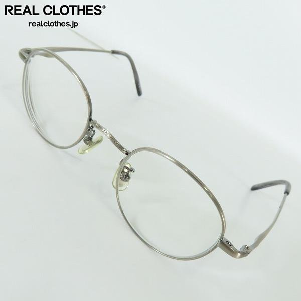 金子眼鏡/カネコメガネ 恒眸作 度入 メガネ シルバー/T270-ATS /000