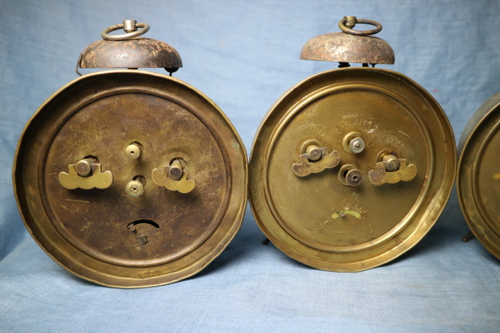 置時計 4台 検昭和レトロジャンク部品取り精工舎珍品希少骨董オブジェ時代