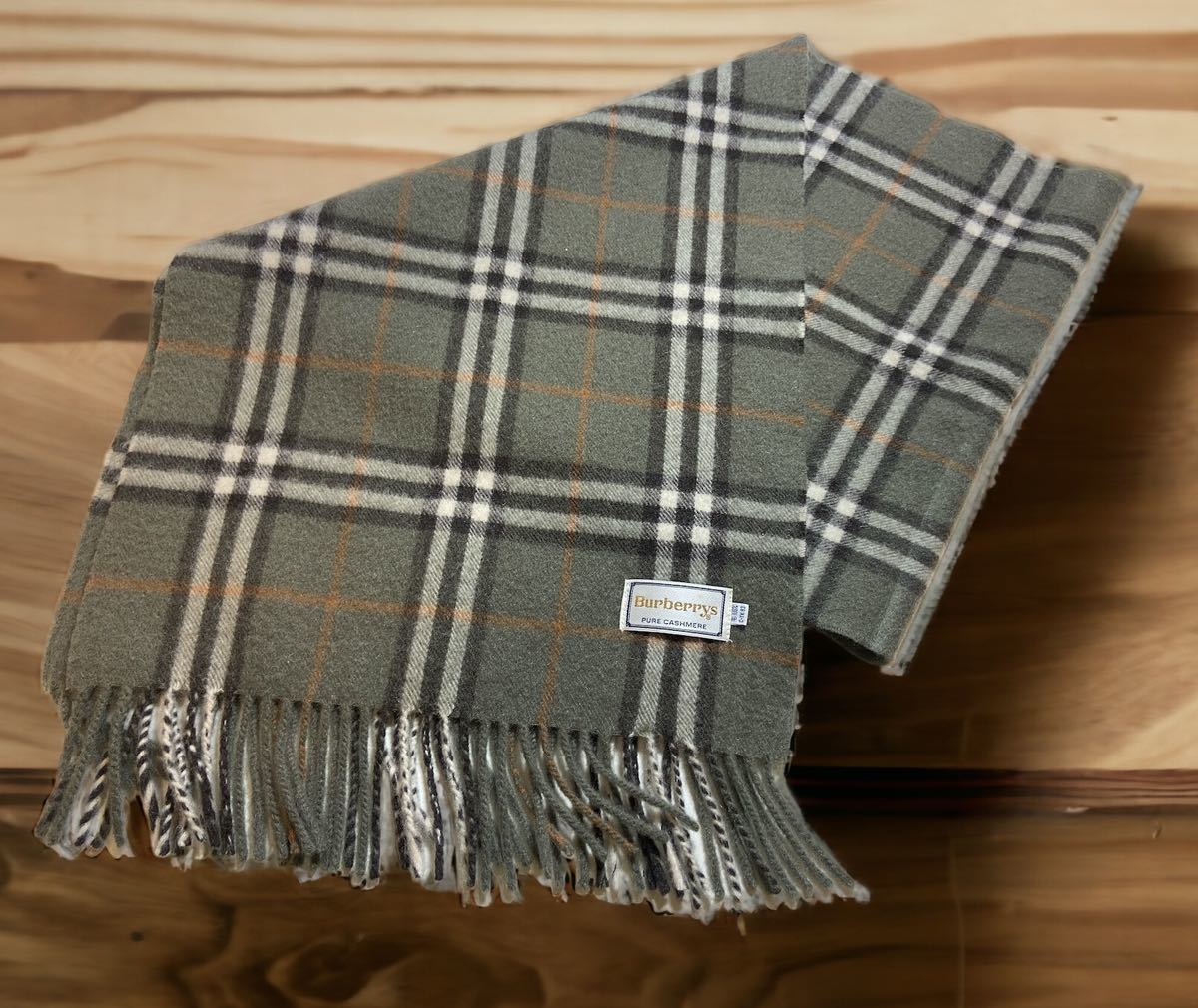 送料無料 ☆BURBERRY☆ マフラー カシミヤ 希少 人気色 ノバチェック
